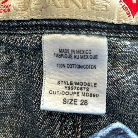 GUESS Women’s Denim Skirt 28 Blue Western Rodeo Country Casual Western Y2K 90s - Picture 8 of 10